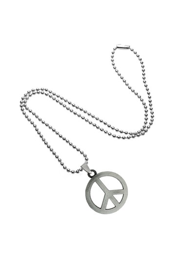 Hollow Peace Pendant By Menjewell